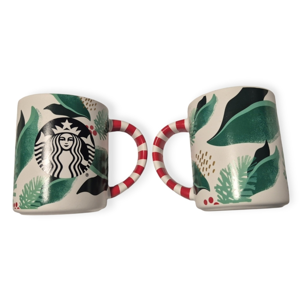 Starbucks 2019 Candy Cane Limited Edition Mugs
